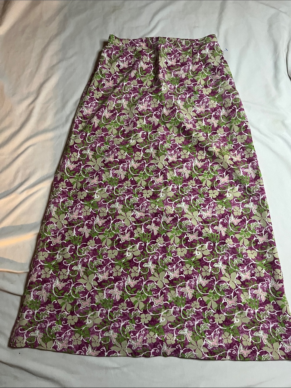 Christopher & Banks Floral Maxi Skirt